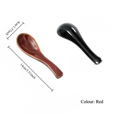 Gohobi Japanese-Style Kiln-Change Ceramic Spoon