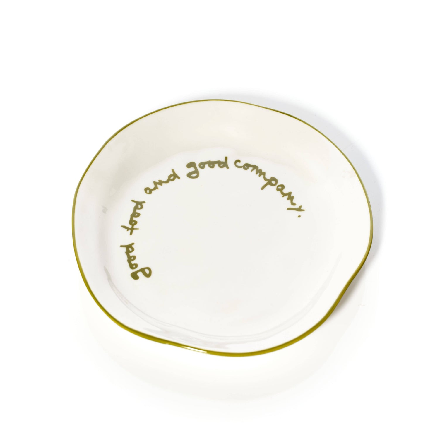 Gohobi x MÆGEN Statement Plate - 'good food and good company.'