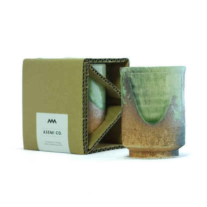 Asemi Co. Tea & Coffee Cups - Shigaraki - yaki Scarlet [Made in Japan]