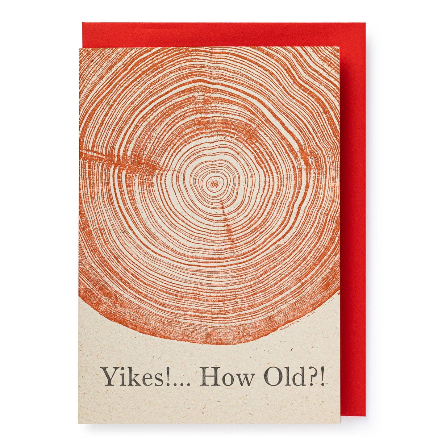 Archivist Gallery How Old? | Letterpress Cards | Greeting Card | Large Cards [Made in the UK]