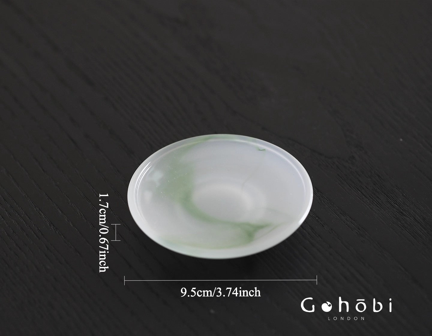 Gohobi Spring Shadow Glazed Incense Holder – Ceramic Ash Catching Incense Tray