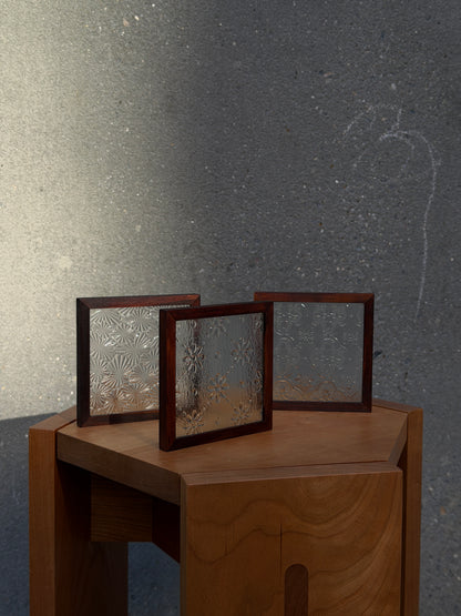 Gohobi Taiwanese Patterned Glass Coaster & Storage Box