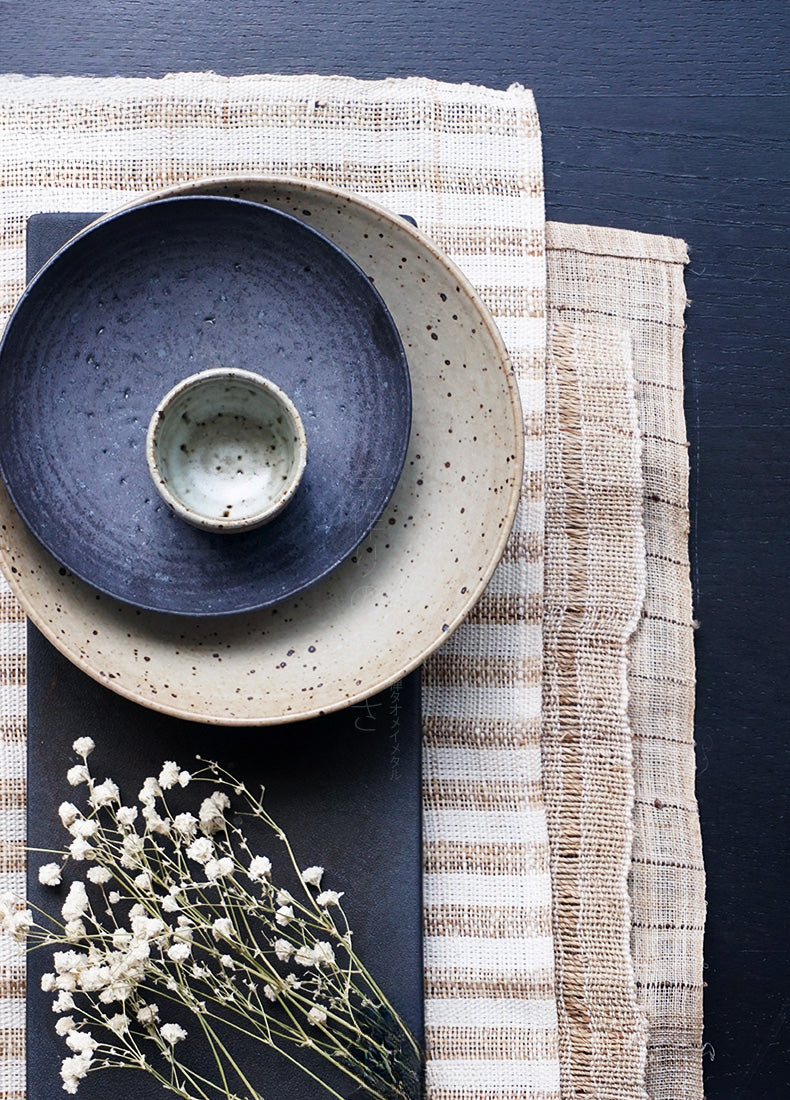 Gohobi Jiutu Coarse Pottery Plate