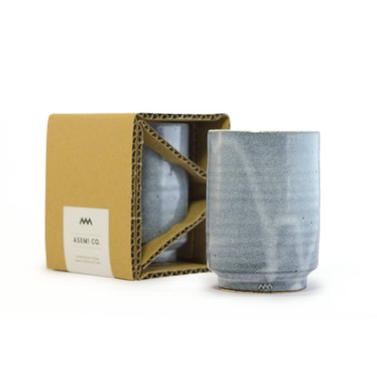 Asemi Co. Tea & Coffee Cups - Shigaraki - yaki Blue [Made in Japan]