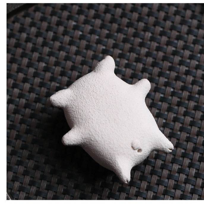 Gohobi Yixing Purple Clay Twelve Zodiac Pig Tea Pet – Handmade Sleeping Pig Ornament