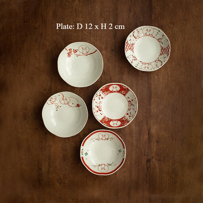 Gohobi Japanese Mino Ware Sakura Rabbit Mug Set