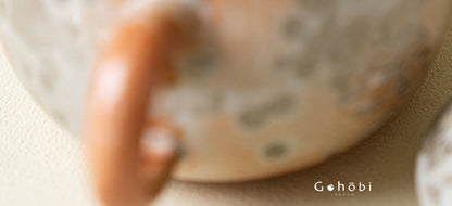 Gohobi Wood-Fired Travel Tea Set – Handmade Portable Teapot & Two Cups