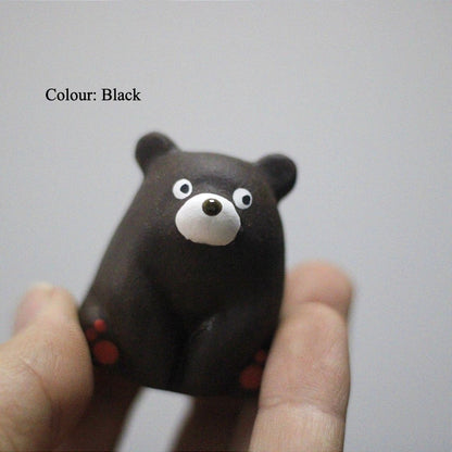 Gohobi Handcrafted Mini Bear Tea Pet