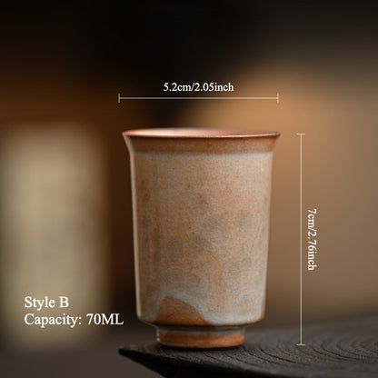 Gohobi Shino Ware Magnolia Cup