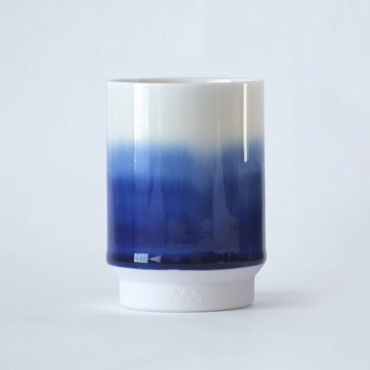 Asemi Co. Tea & Coffee Cups - Hasami Special Edition - yaki Cup Indigo Gradient [made in Japan]