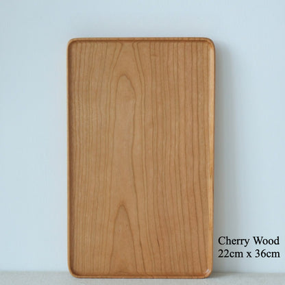 Gohobi Japanese-Inspired Solid Wood Tea Tray