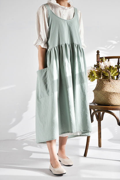 Gohobi Korean Cotton-Linen Artisan Apron