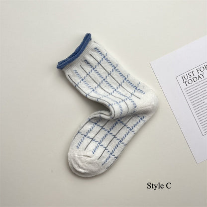 Gohobi Blue-Grey Puppy Wool Socks