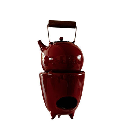 Gohobi Japanese Red Beam Teapot – Alcohol Lamp Style Tea Brewer