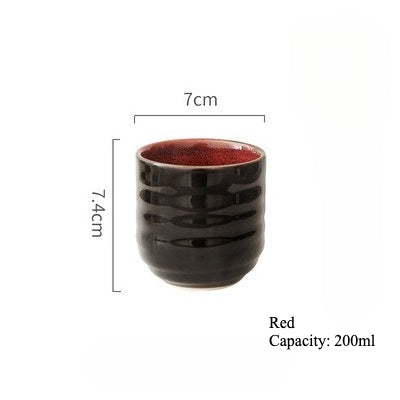 Gohobi Japanese-Style Kiln-Change Ceramic Tea Cup