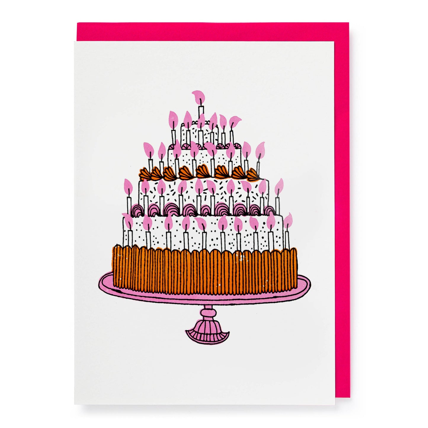 Archivist Gallery The Birthday Cake | Letterpress Cards | Large Cards [Made in the UK]