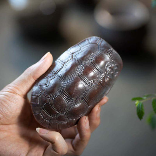 Gohobi Ceramic Gongfu Tea Turtle Shell Tea Scoop
