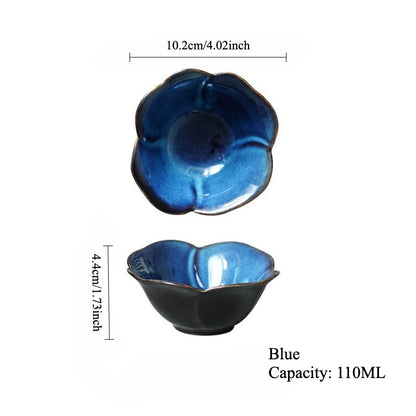 Gohobi Floral Edge Ceramic Bowl