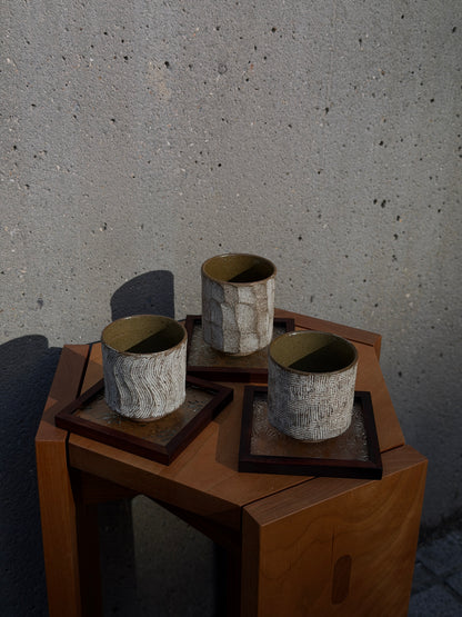 Gohobi Taiwanese Patterned Glass Coaster & Storage Box
