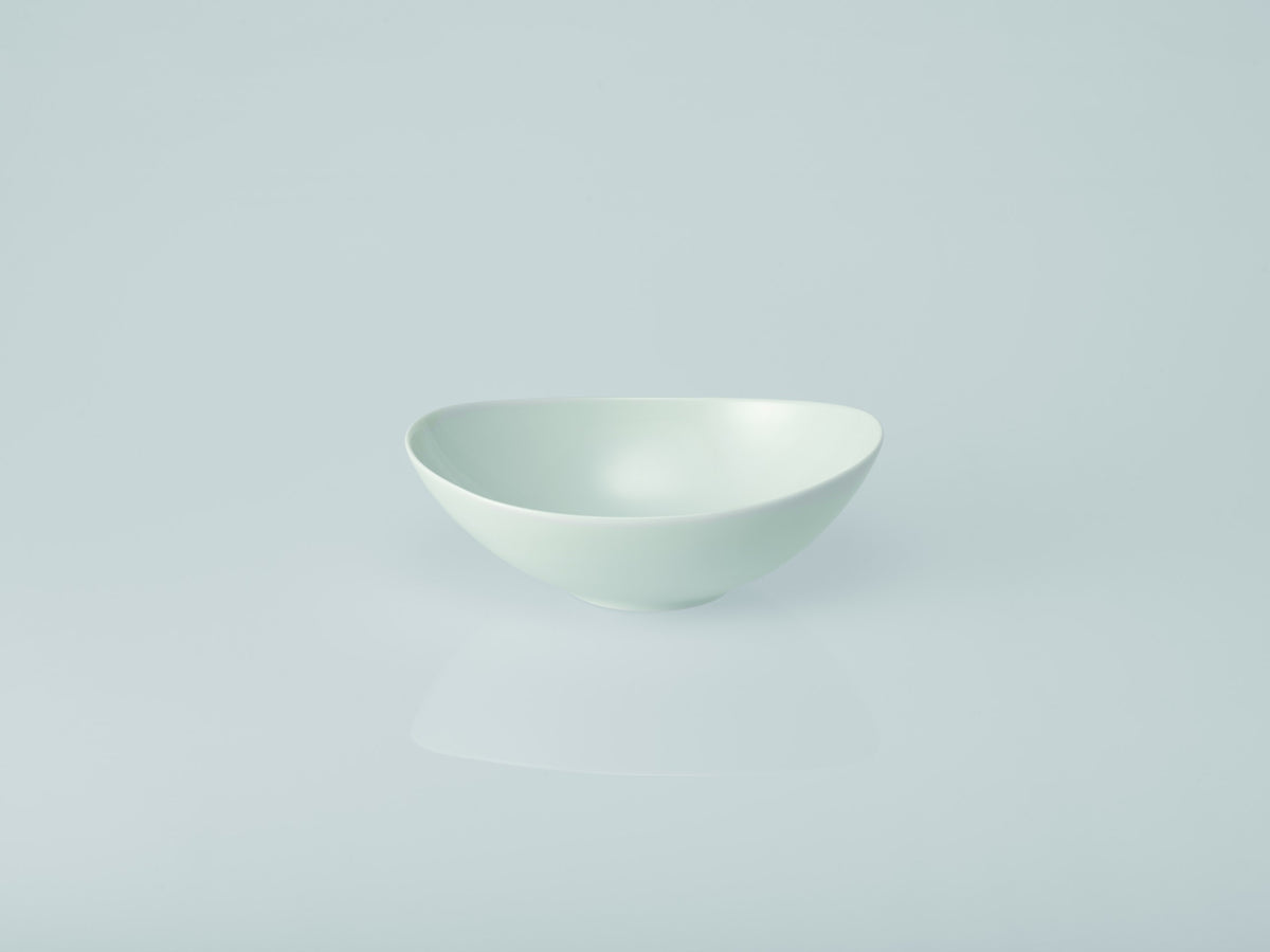 Sou Sou Oval Bowl (M) - Pale Blue Glaze - Ceramic Japan [Made in Japan]