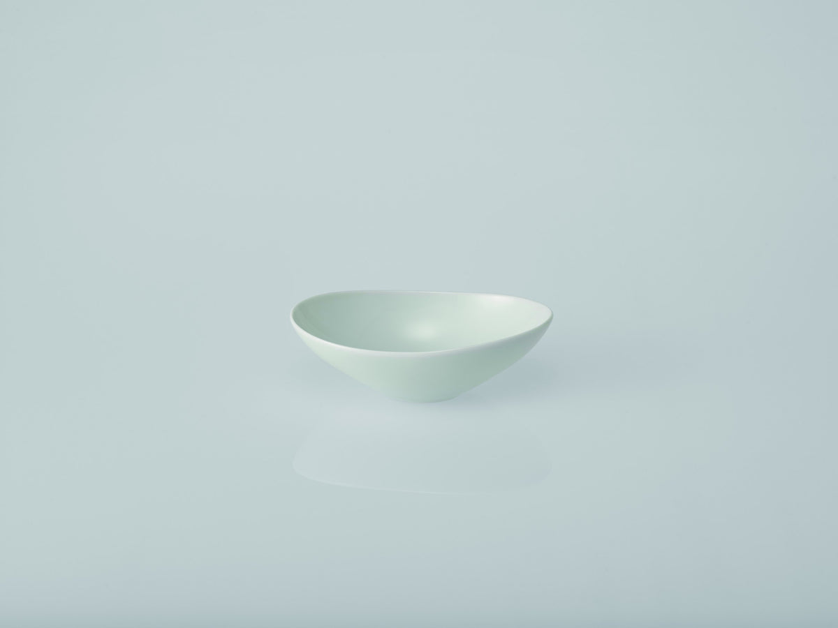 Sou Sou Oval Bowl (S) - Pale Blue Glaze - Ceramic Japan [Made in Japan]