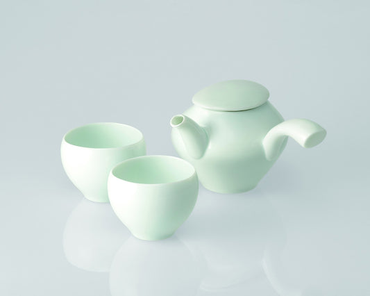 Sou Sou Tea Set - Pale Blue Glaze - Ceramic Japan [Made in Japan]