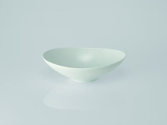 Sou Sou Oval Bowl (L) - Pale Blue Glaze - Ceramic Japan [Made in Japan]