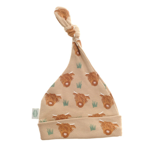 HereThe Highland Cow print cotton hat