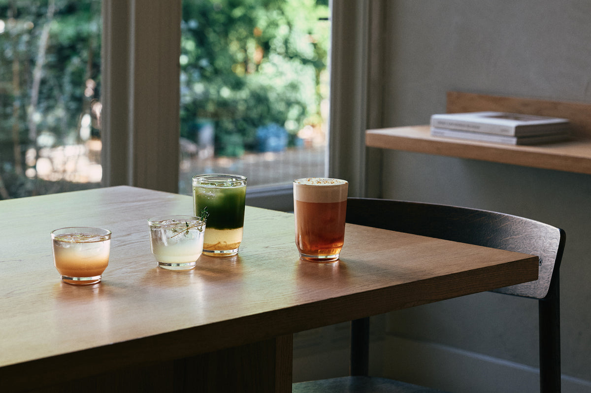 Kinto LUX glass tumbler 240ml/ 400ml