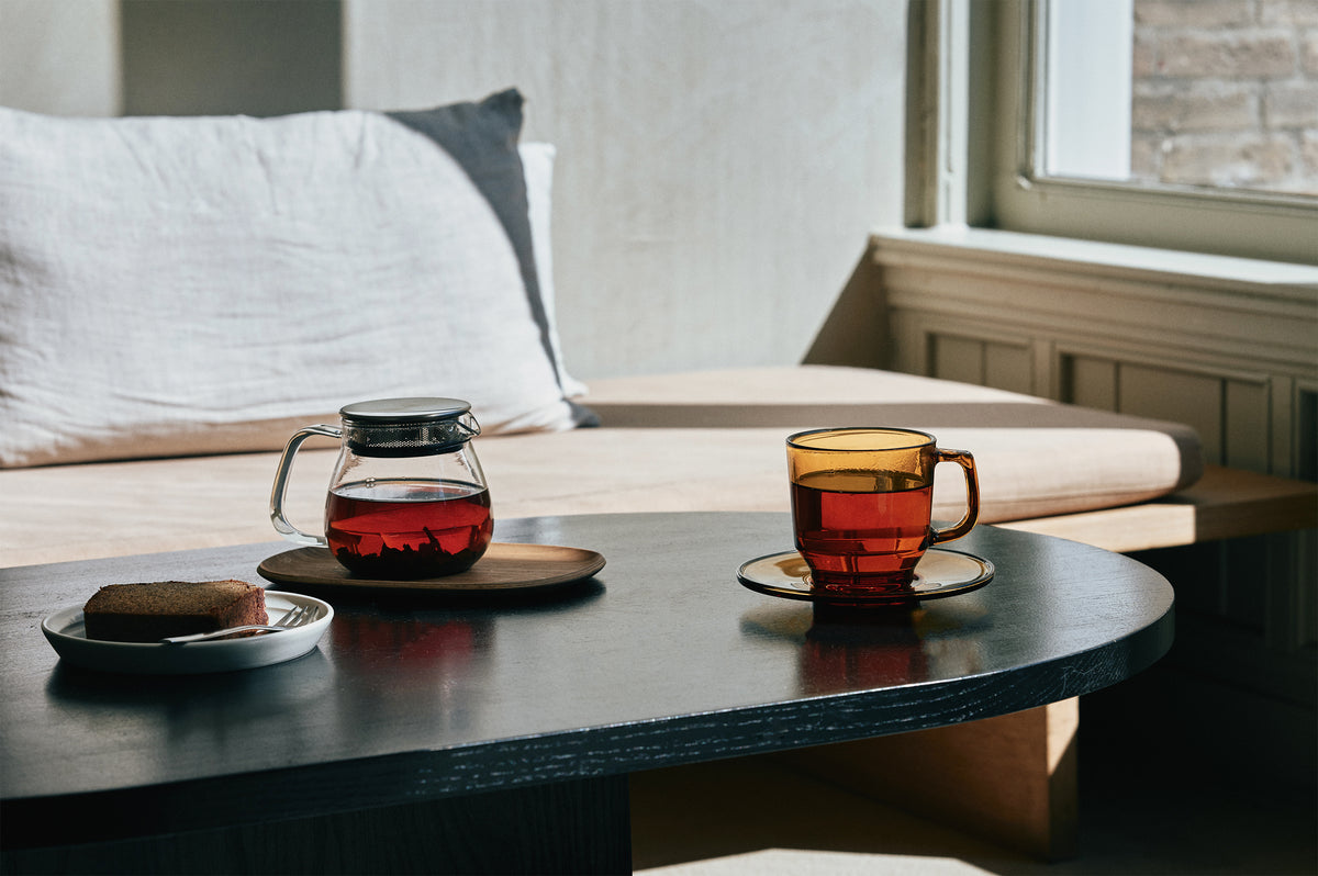 Kinto LUX glass expresso cup 80ml/ cup 250ml / mug 280ml/ 360ml Saucer 110mm/ 150mm