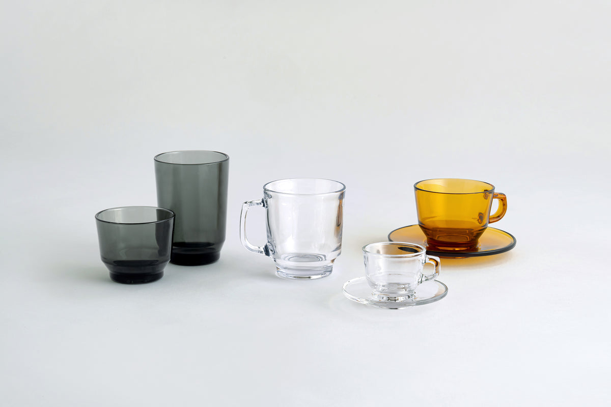 Kinto LUX glass tumbler 240ml/ 400ml