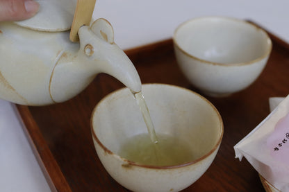 TORI (Bird) Tea Set - Ceramic Japan [Made in Japan]