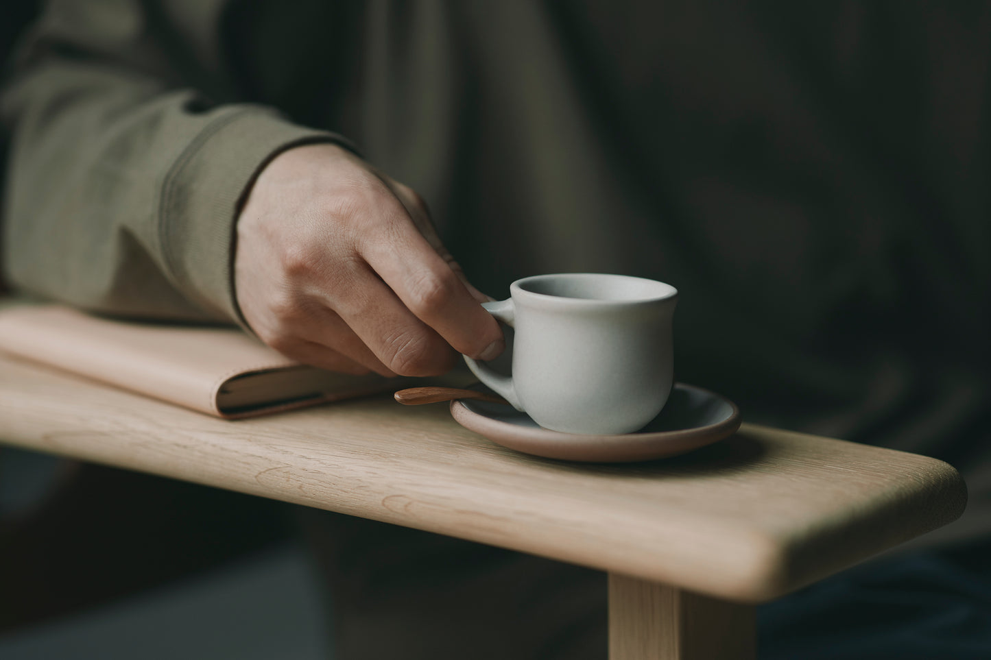 Kinto MUI Ceramic Cup & Saucer 90ml/ 300ml
