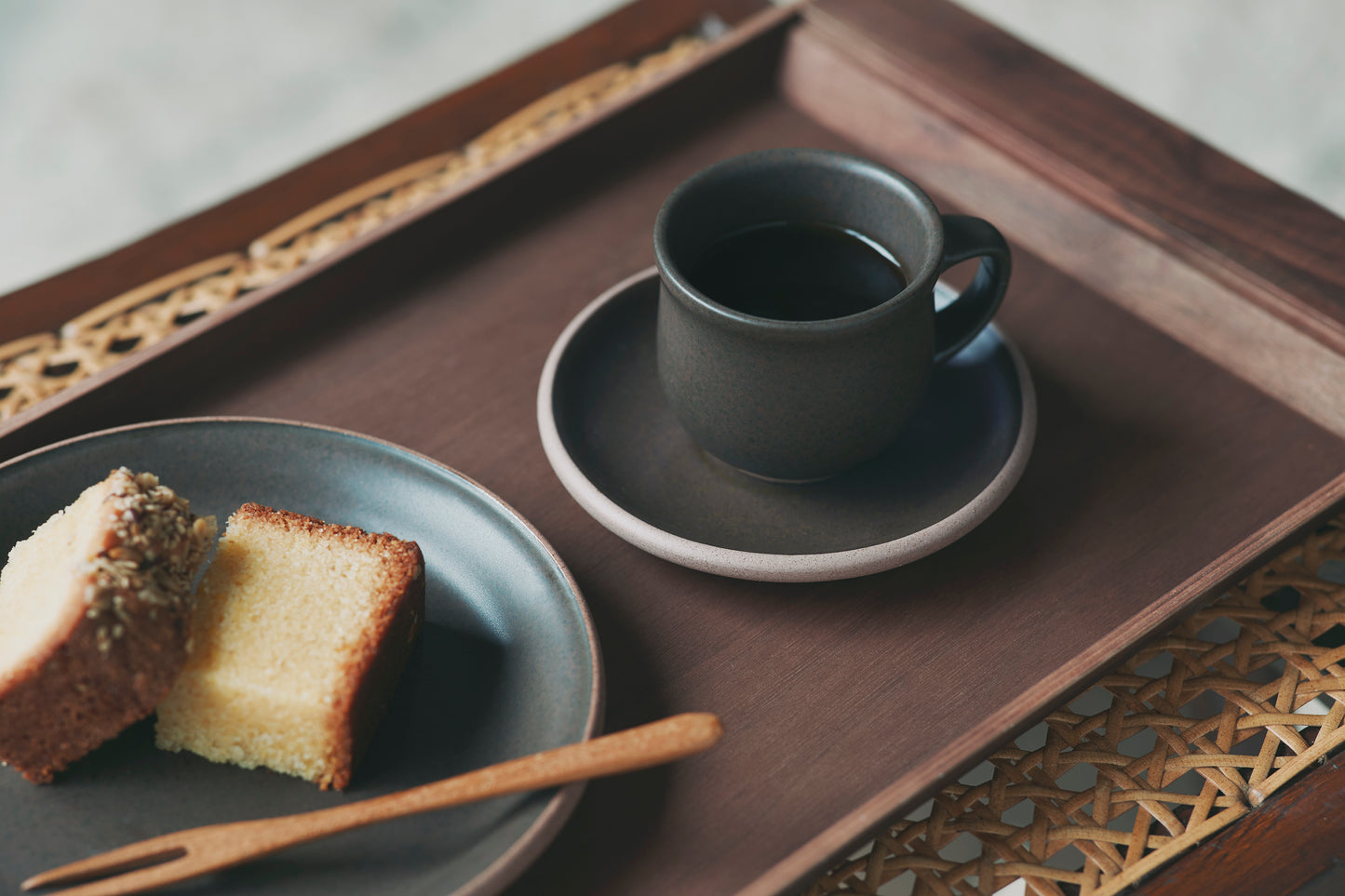 Kinto MUI Ceramic Cup & Saucer 90ml/ 300ml