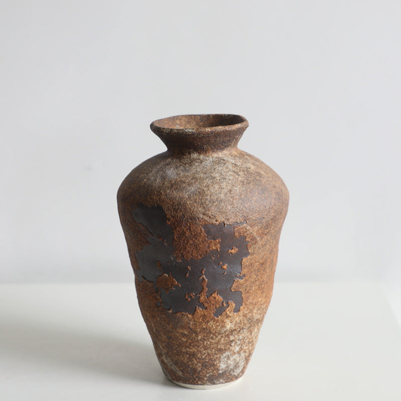 Gohobi Wabi-Sabi Style Coarse Pottery Vase