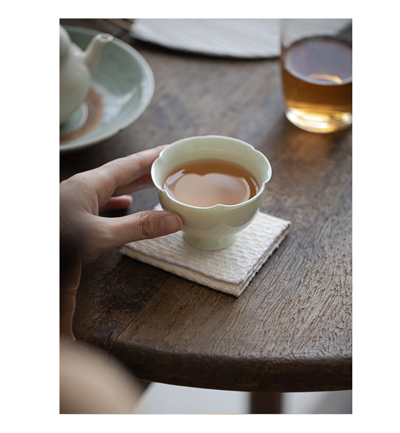 Gohobi Apple Green Handmade Floral Master Cup