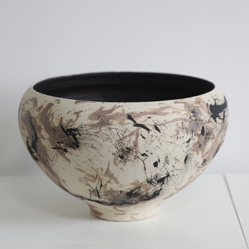 Gohobi Original Oil Painting Designer Ceramic Vase