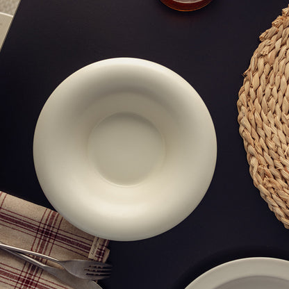 Gohobi Painted Matte 7.5-Inch Reverse Side Pot Plate