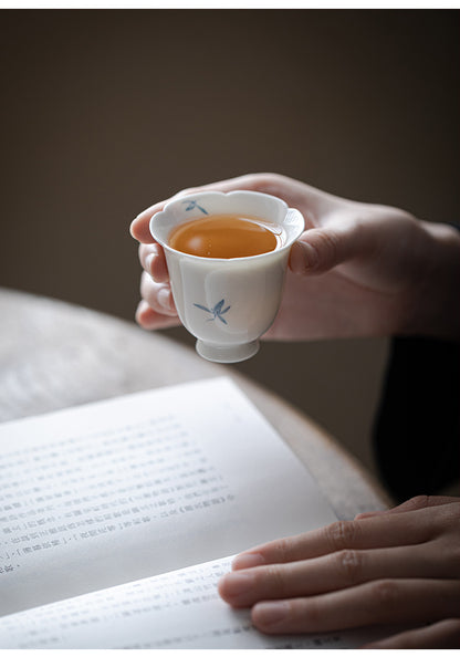 Gohobi Hand-Painted Orchid Aroma Cup