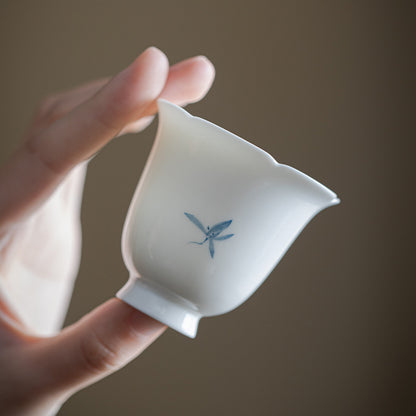 Gohobi Hand-Painted Orchid Aroma Cup