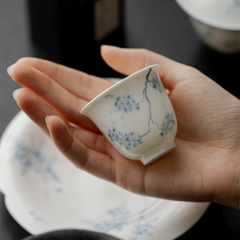 Gohobi Hand-Painted Osmanthus Tea Cup