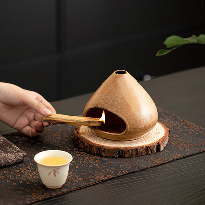 Gohobi Little Bean Ceramic Aromatherapy Fireplace Burner