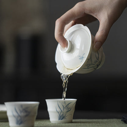 Gohobi Song Dynasty-Inspired Tall-Footed Gaiwan