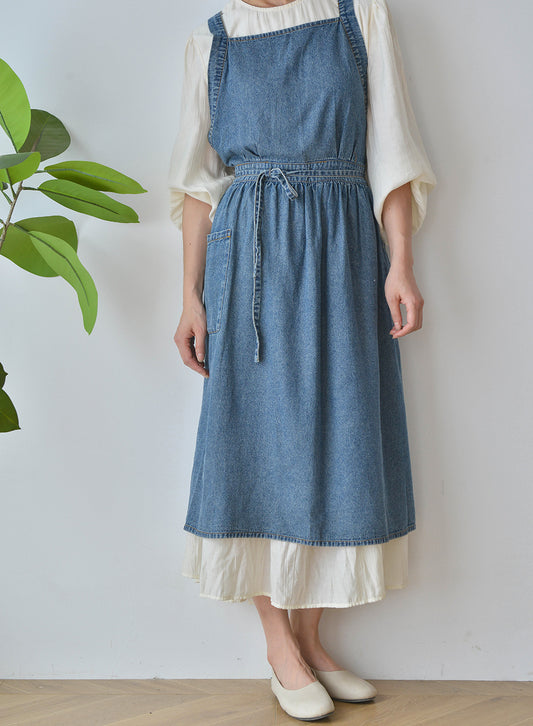 Gohobi Korean Denim Cotton Apron