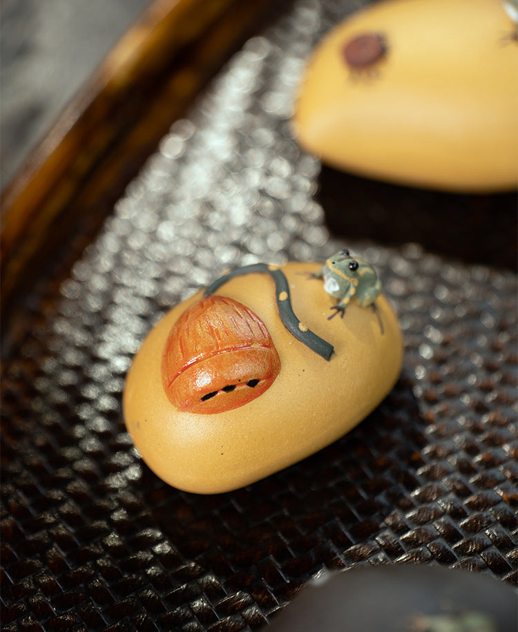 Yixing Purple Sand Spray Tea Pet Handmade Frog(Clearance)