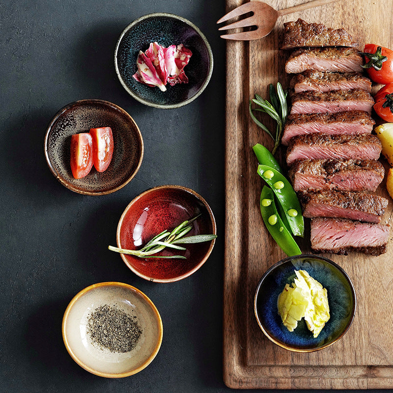 Gohobi Oval Ceramic Sauce Dish