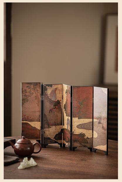 Gohobi Chinese Screen Tea Table Ornament