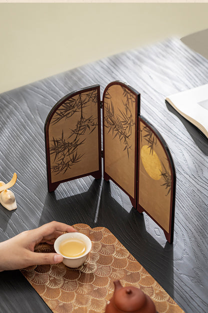 Gohobi New Chinese Bamboo Moon Desktop Screen