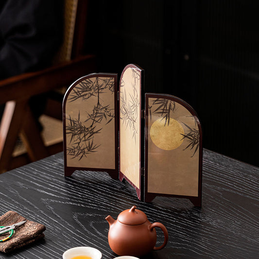 Gohobi New Chinese Bamboo Moon Desktop Screen