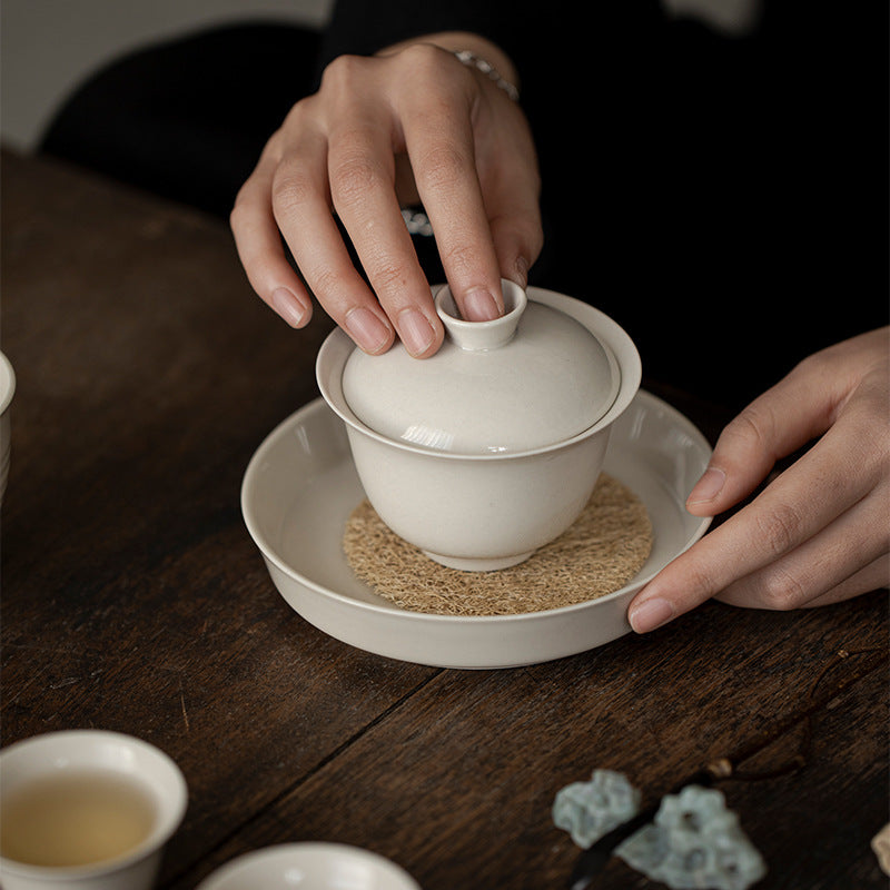 Gohobi Grass Wood Ash Glaze Large Gaiwan